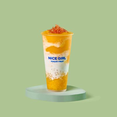 Buon prezzo Franchising di frullati di frutta allo yogurt in stile Hong Kong con mango e pomelo in linea