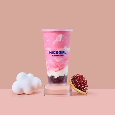 Good price Pomegranate Grape Frozen Yogurt Franchise Bright Store For Young Adults online