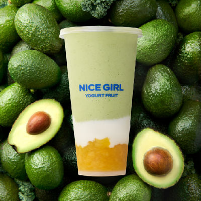 Harga yang bagus Waralaba Bar Yogurt Mangga Kale Alpukat Kaya Vitamin Gaya Alami on line