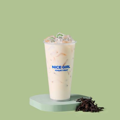 Καλή τιμή Ελαφρύ Ροδακινί Milktea Καθαρά Γαλακτώδη Ποτά Milktea Προνόμιο Με Ισχυρή Ταυτότητα Μάρκας σε απευθείας σύνδεση